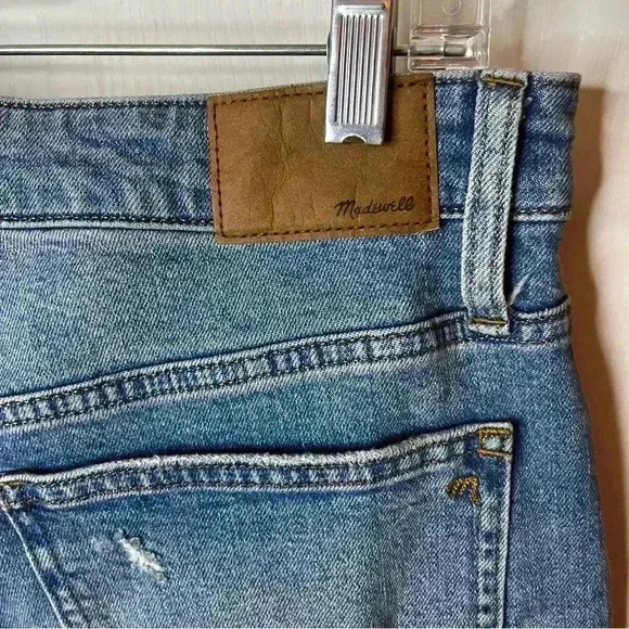 Madewell The Curvy Perfect Vintage Jean Women 29 Blue Distressed5 Pocket - Picture 5 of 9